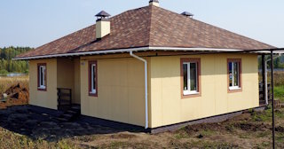 Одноэтажный дом из панелей под ключ в Нерюнгри - Строй-Нрю от 135018 рублей